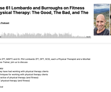 ReasonRX Podcast Episode 61 Lombardo and Burroughs on Fitness and Physical Therapy: The Good, The Bad, and The Ugly